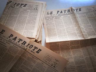 revue des résistants LE PATRIOTE Pays de Bray Vallée de la Bresle Underground newpaper 1944  1947 1940 1941 1942