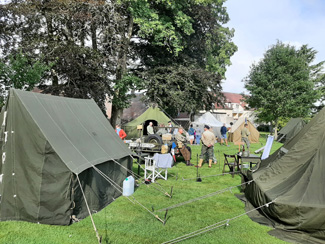 Camps US commémoration 80 ans Mibération Forges les Eaux